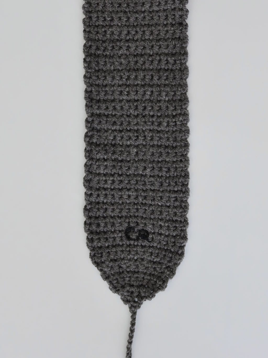 "CROCHEANT" Wide hairband - grey