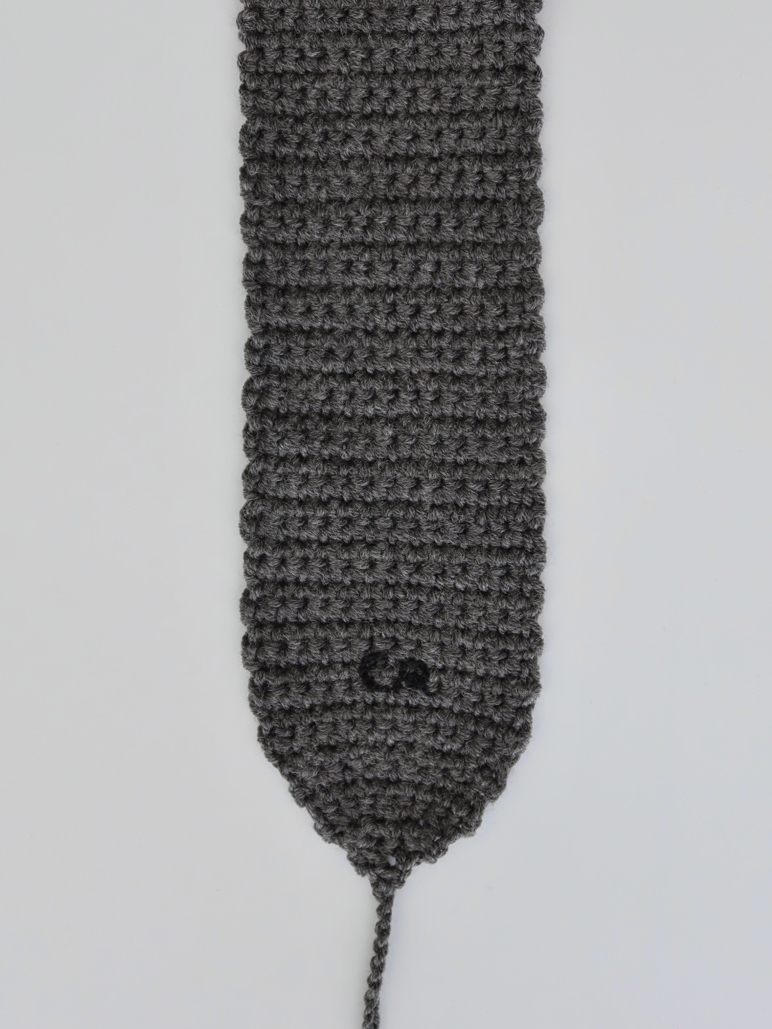 "CROCHEANT" Wide hairband - grey