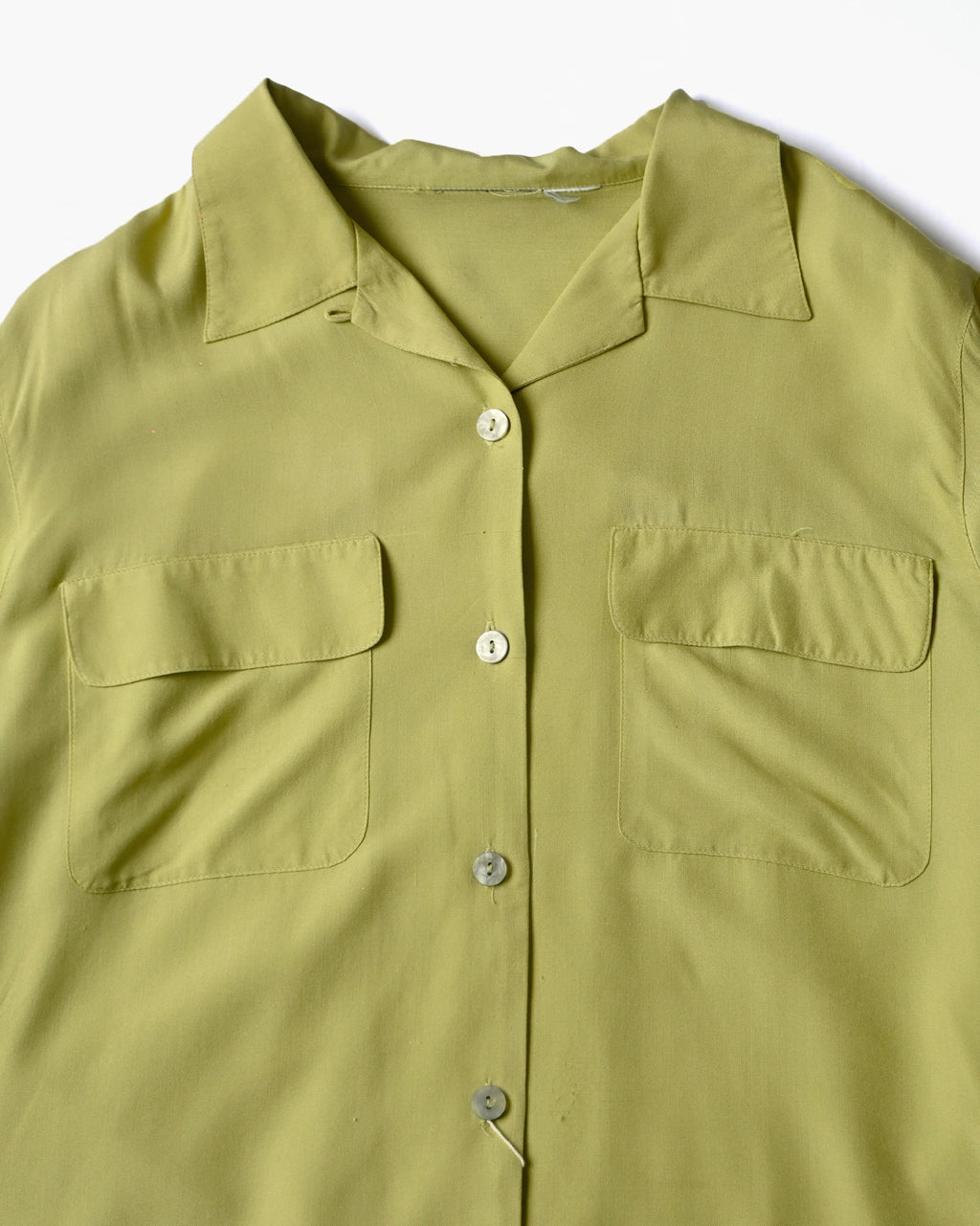 Open Collar Long Sleeve Shirt