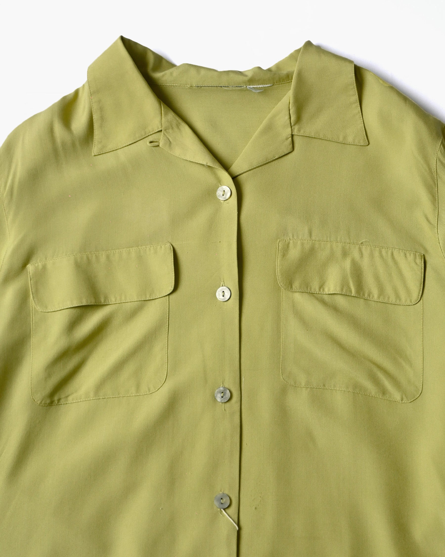 Open Collar Long Sleeve Shirt