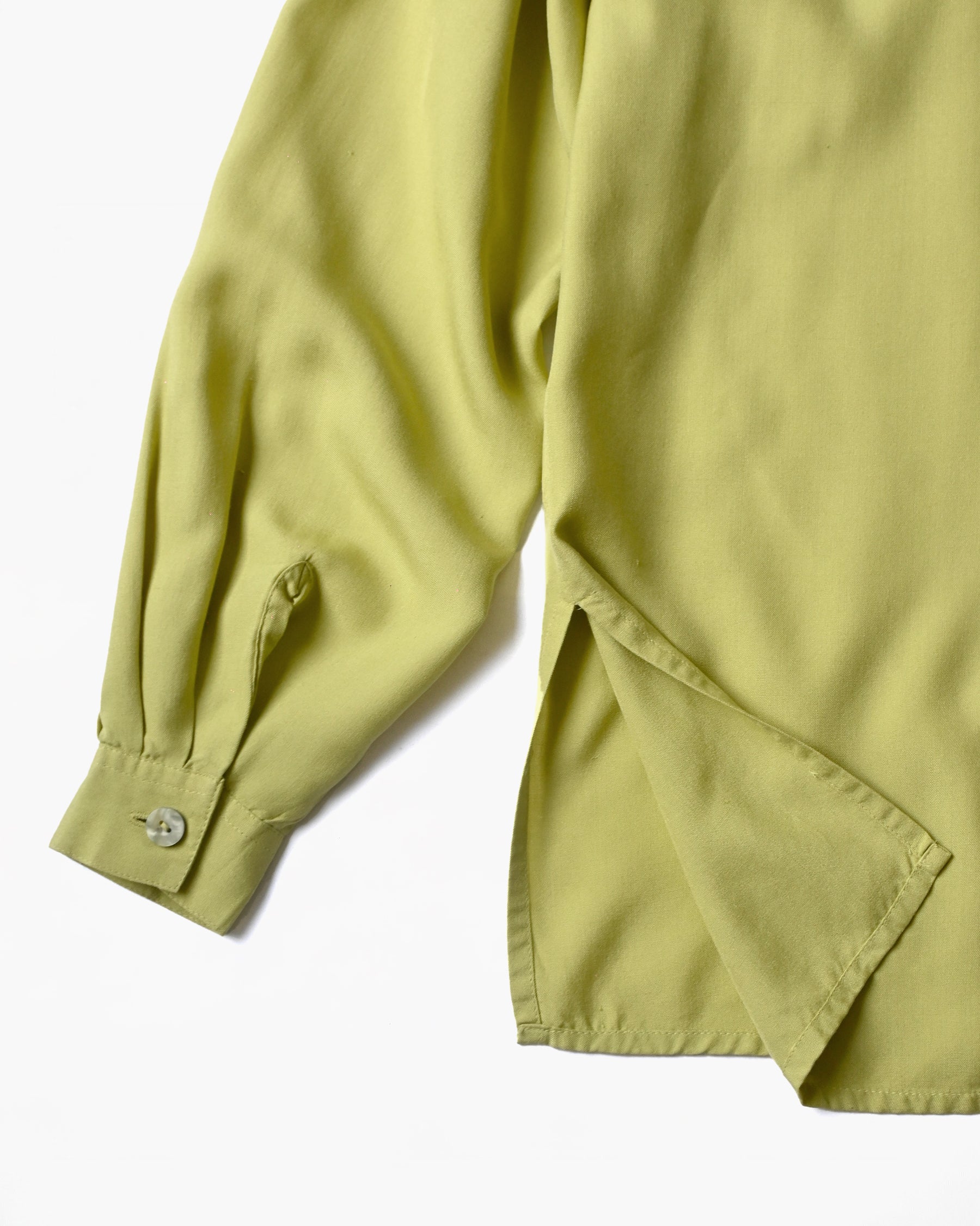 Open Collar Long Sleeve Shirt