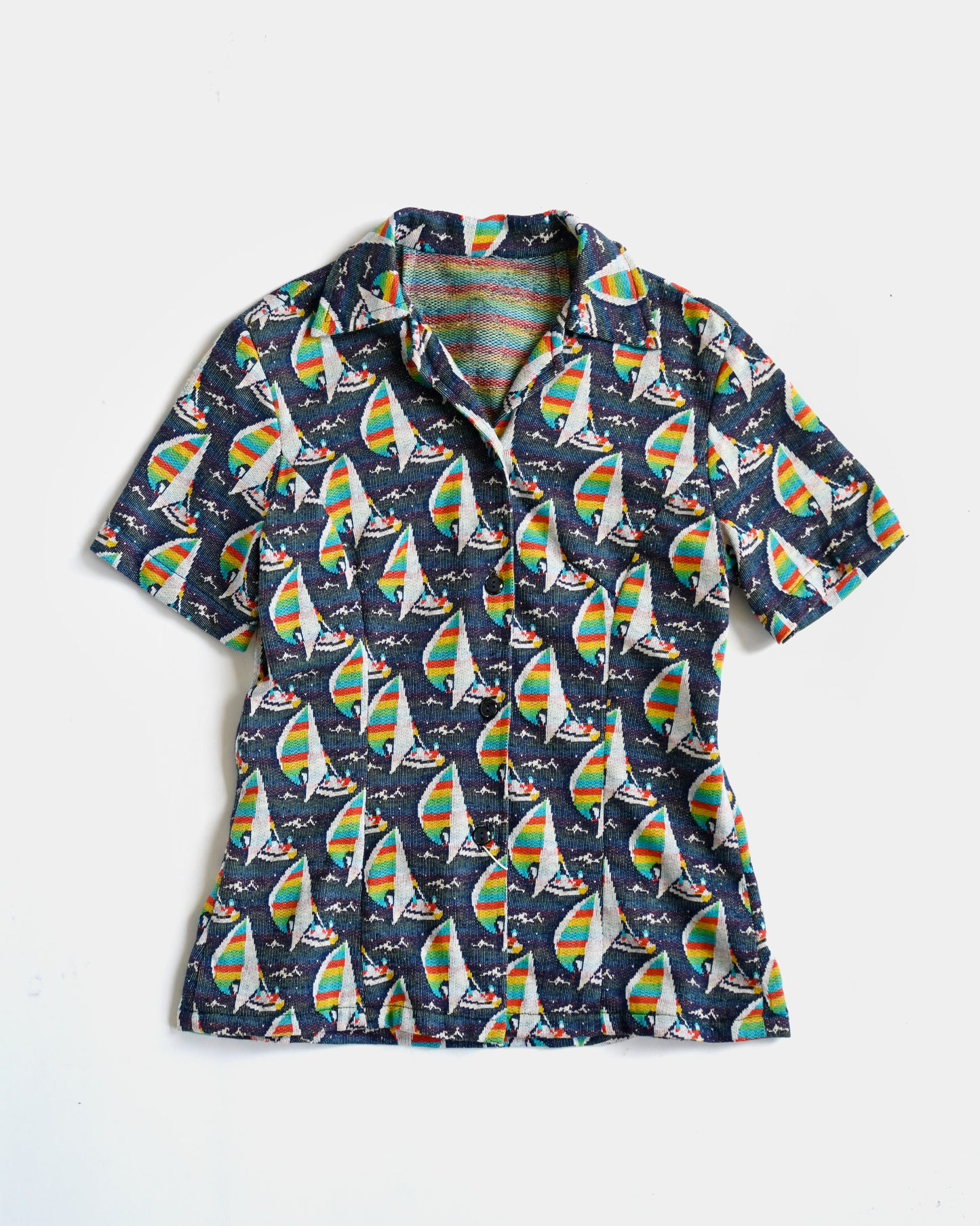 6-70S S/S Open Collar Shirt