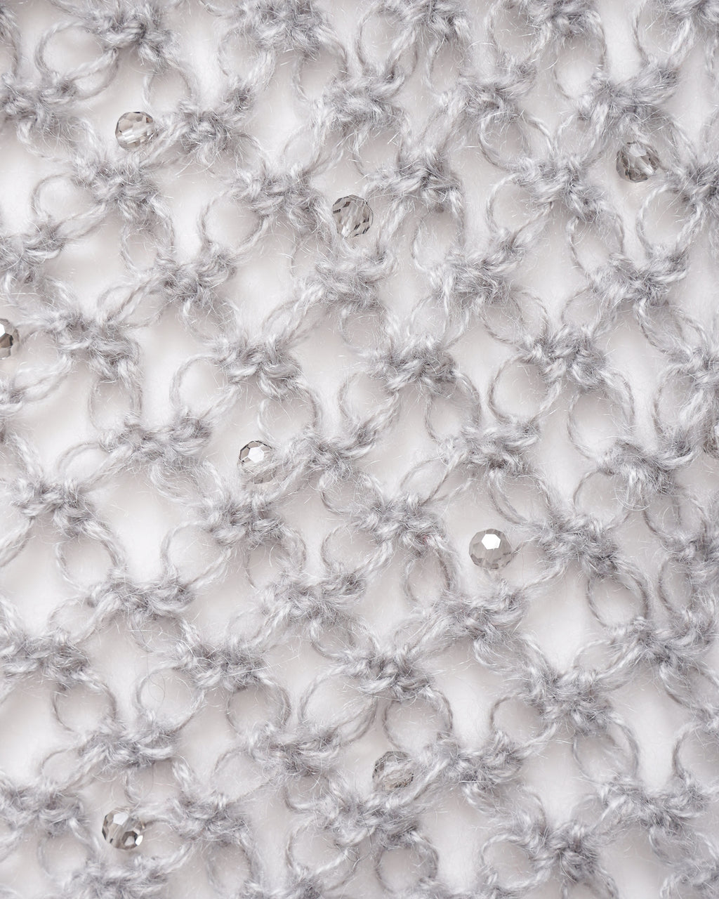 Hand Crochet Hoodie with Bijou - 7