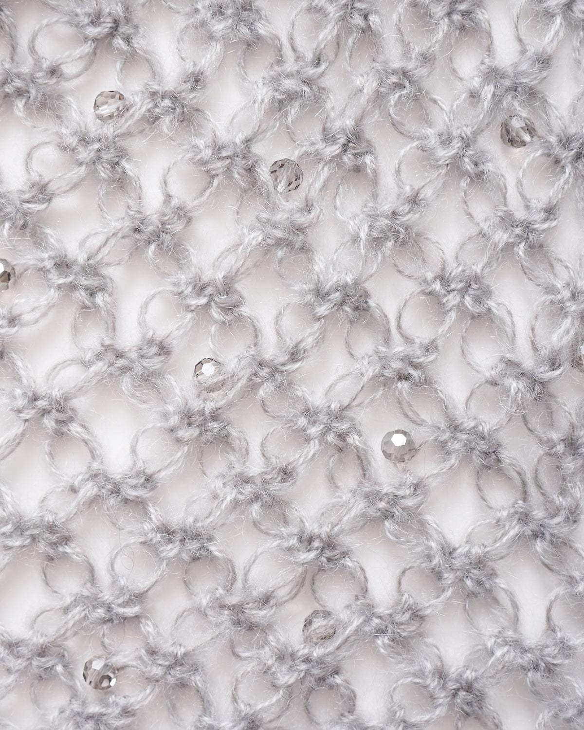 Hand Crochet Hoodie with Bijou - 7