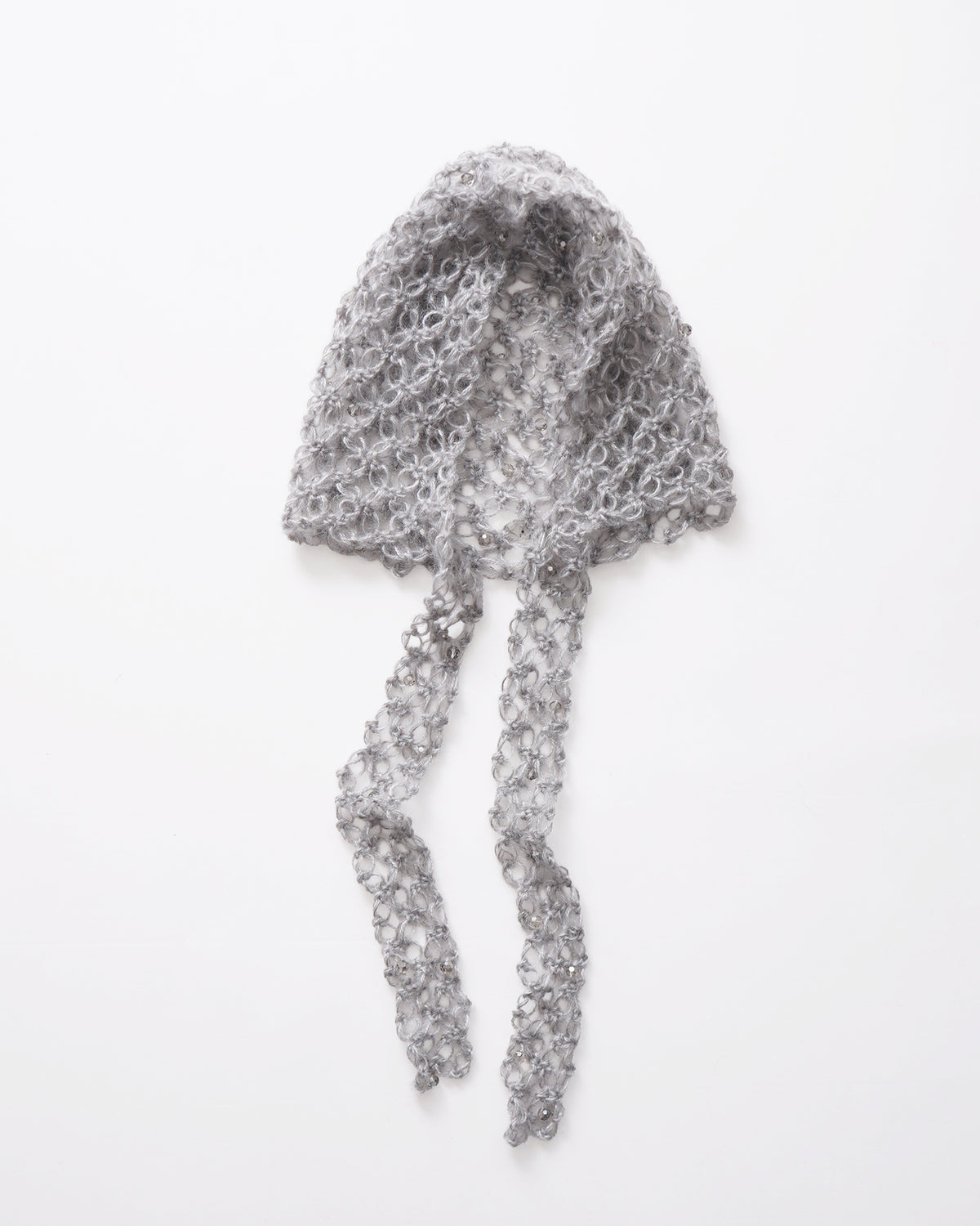 Hand Crochet Hoodie with Bijou - 7