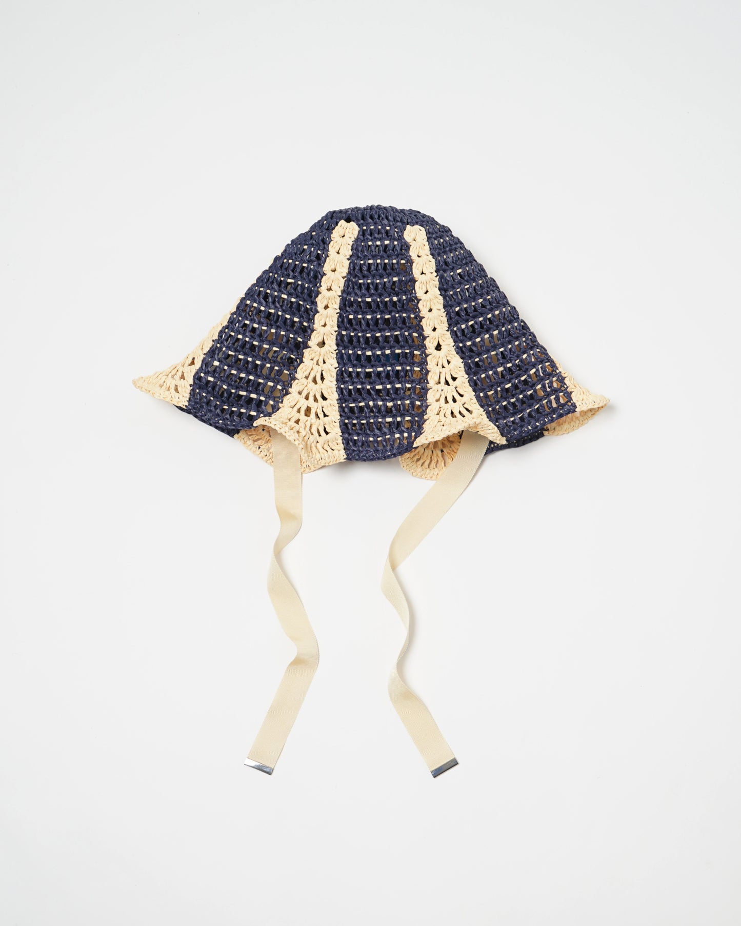 Hand Crochet Raffia Bucket Hat 08