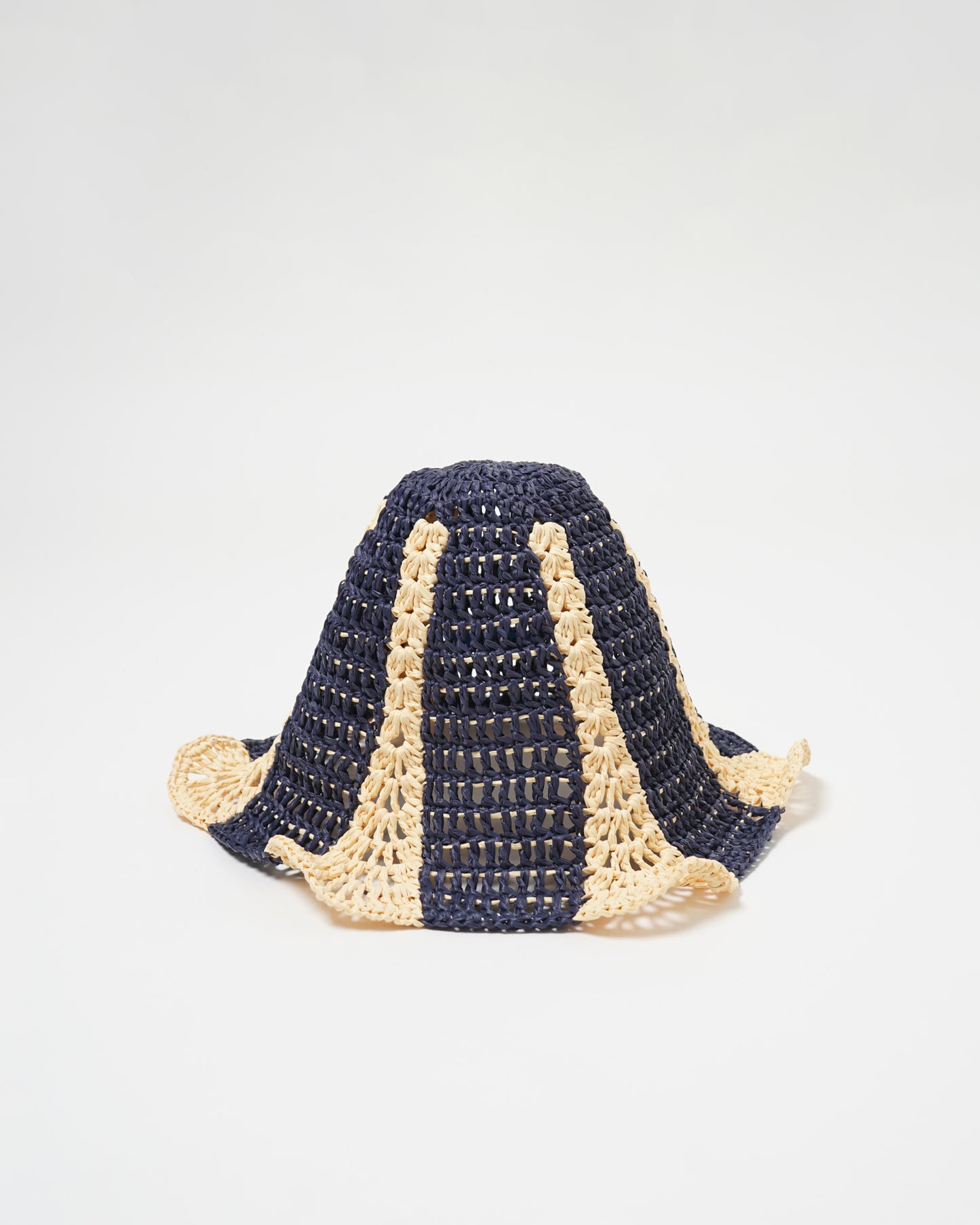 Hand Crochet Raffia Bucket Hat 08