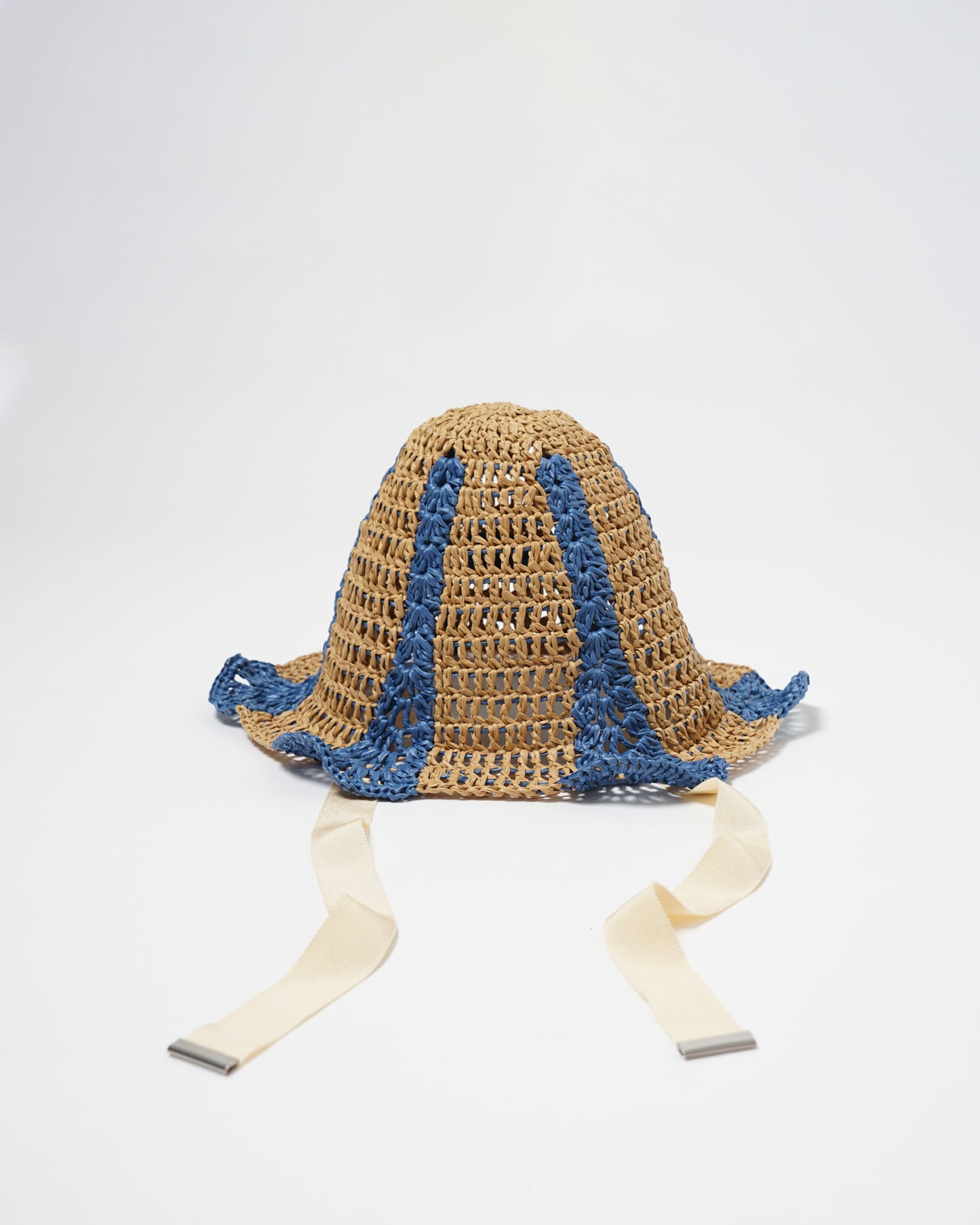 Hand Crochet Raffia Bucket Hat 09