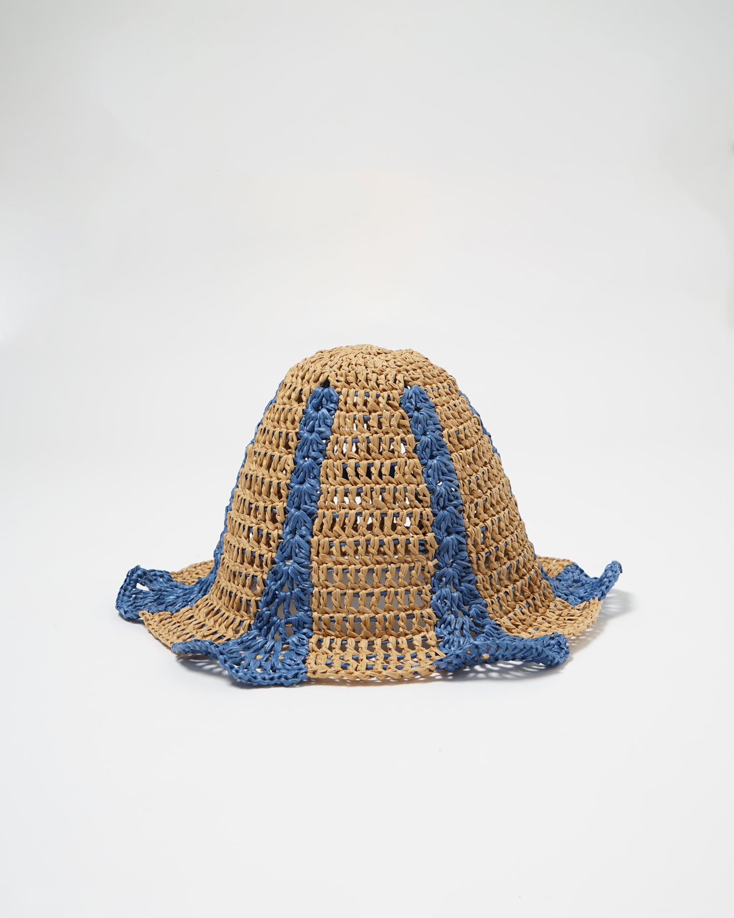 Hand Crochet Raffia Bucket Hat 09