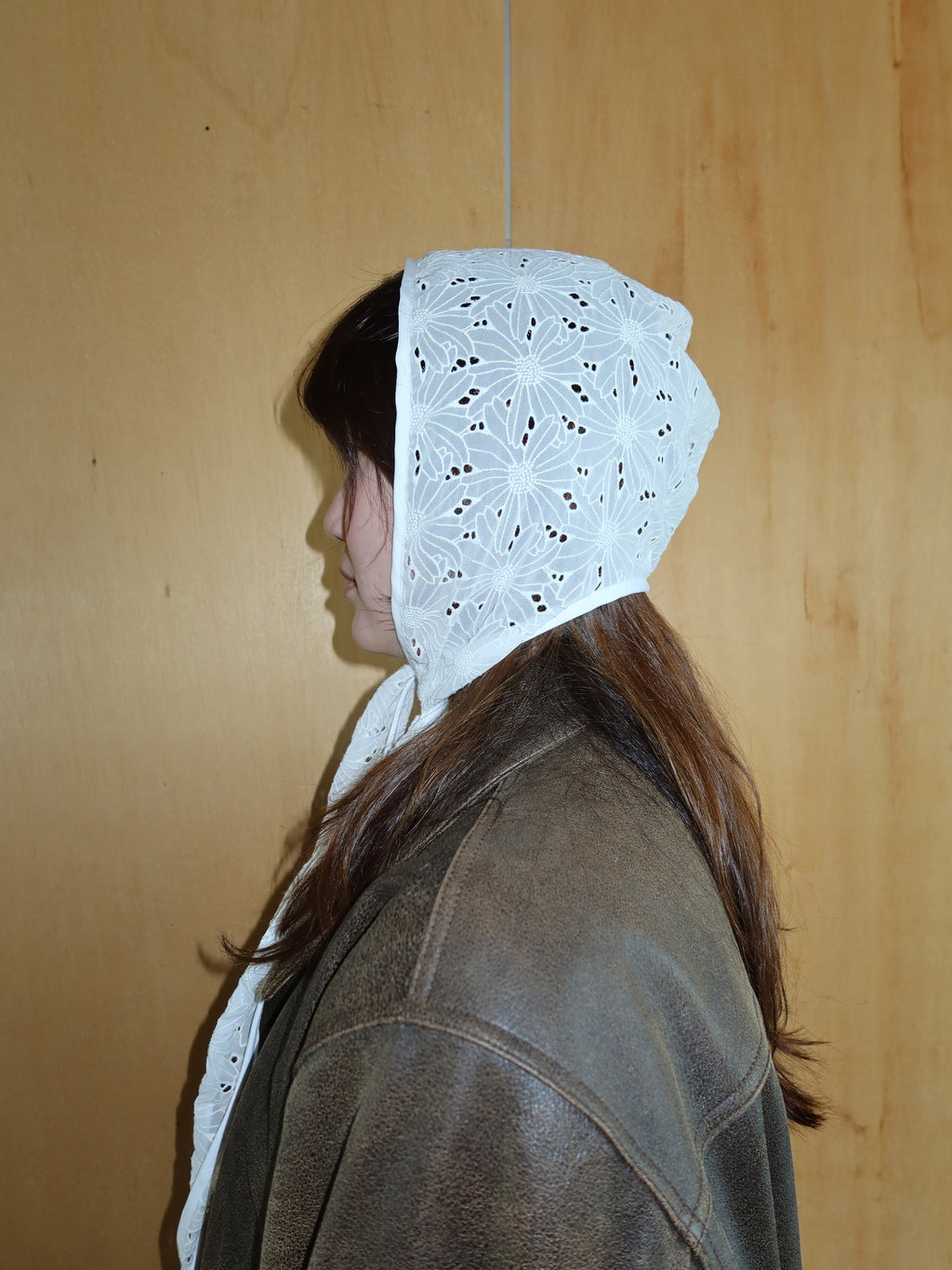 "CROCHEANT" Hood Scarf Eyelet no.3