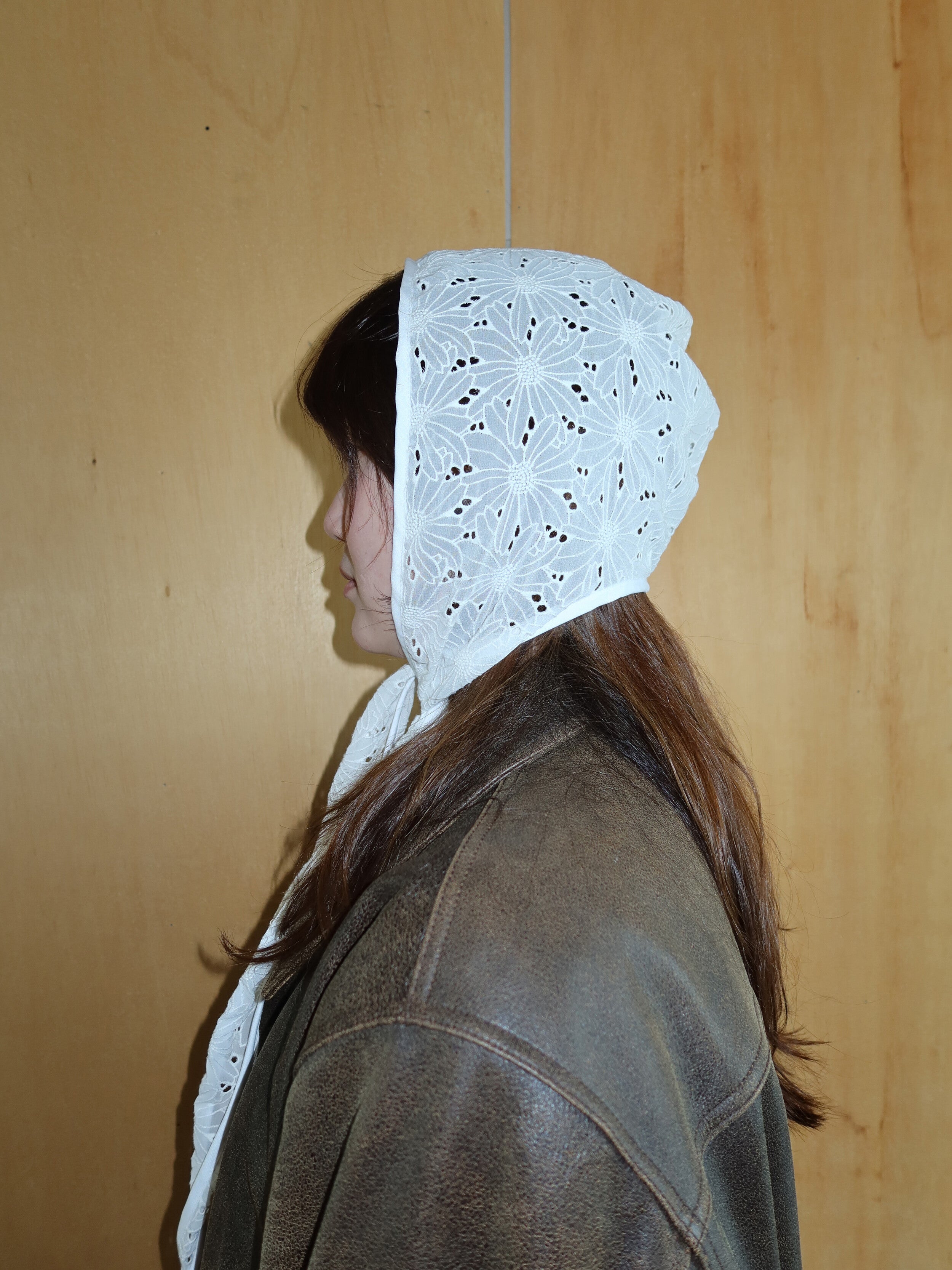 "CROCHEANT" Hood Scarf Eyelet no.3