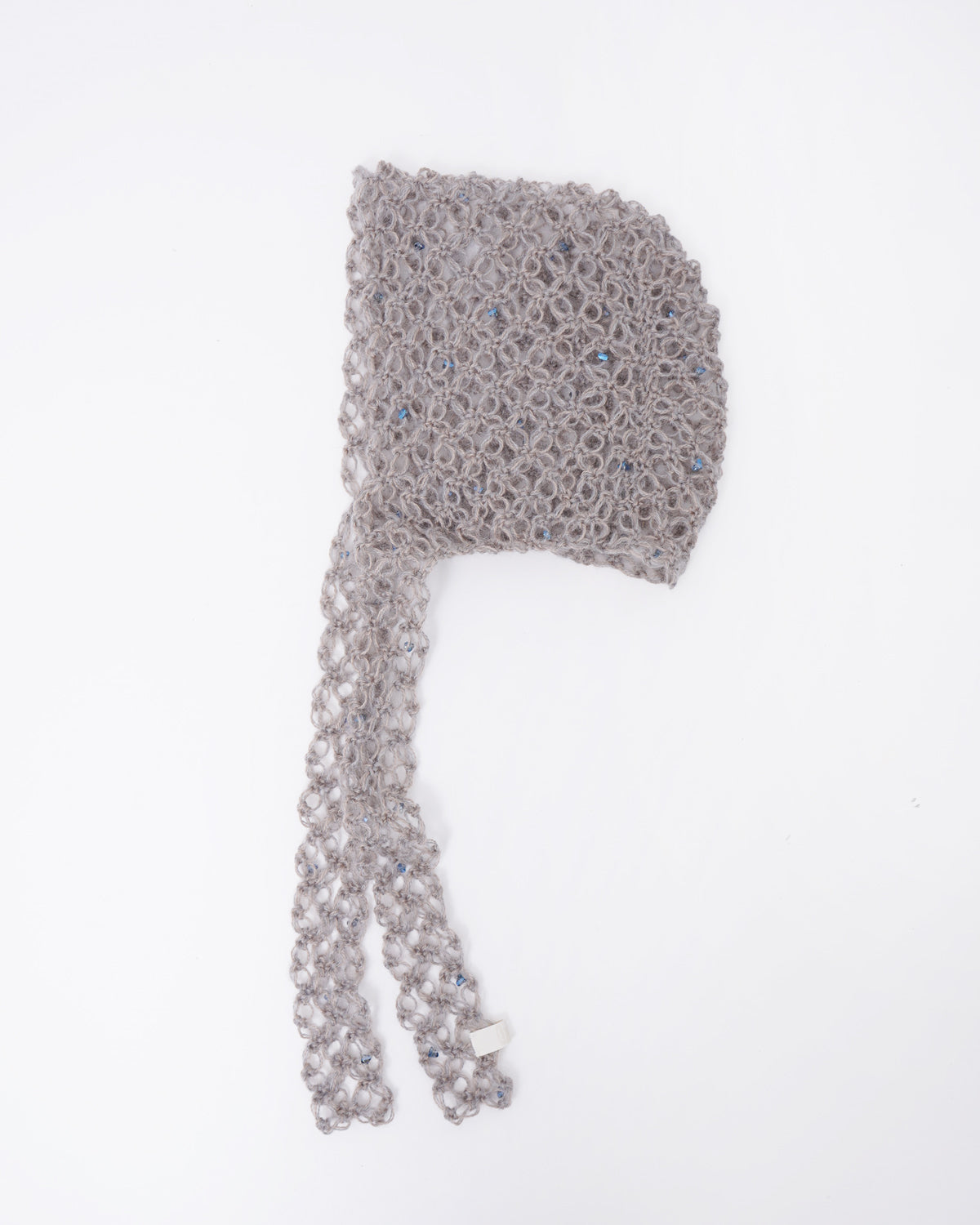 Hand Crochet Hoodie with Bijou 01