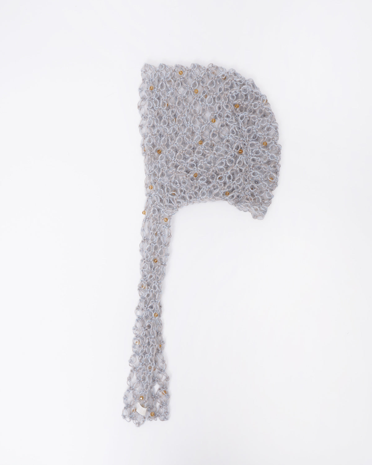 Hand Crochet Hoodie with Bijou 02