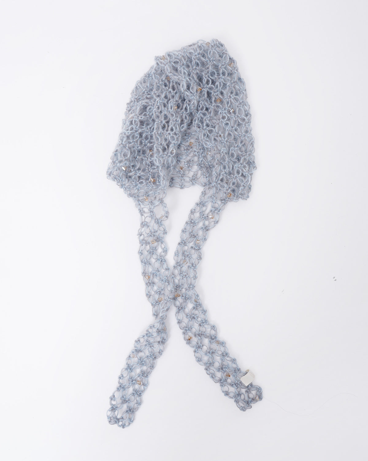 Hand Crochet Hoodie with Bijou 07