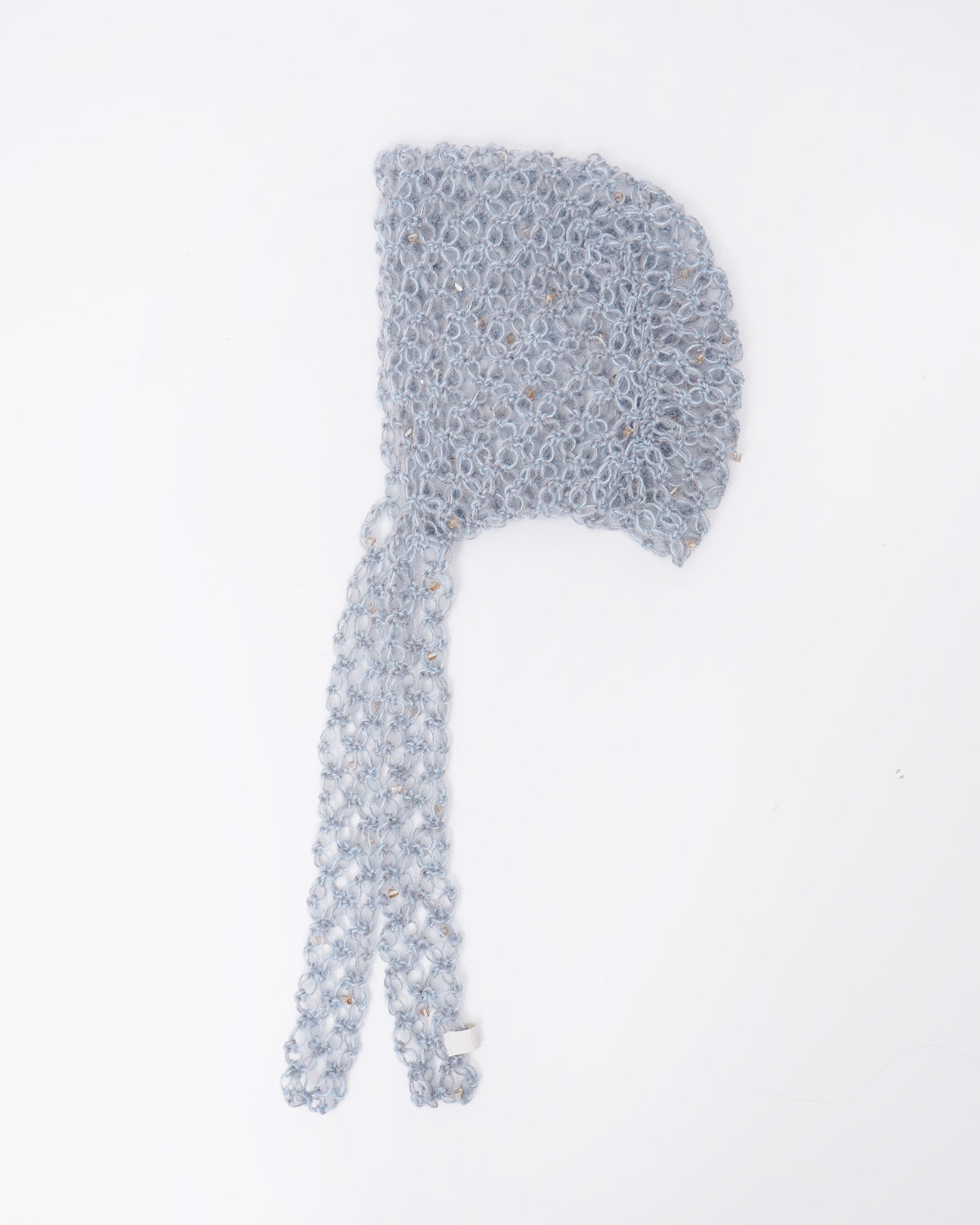 Hand Crochet Hoodie with Bijou 07