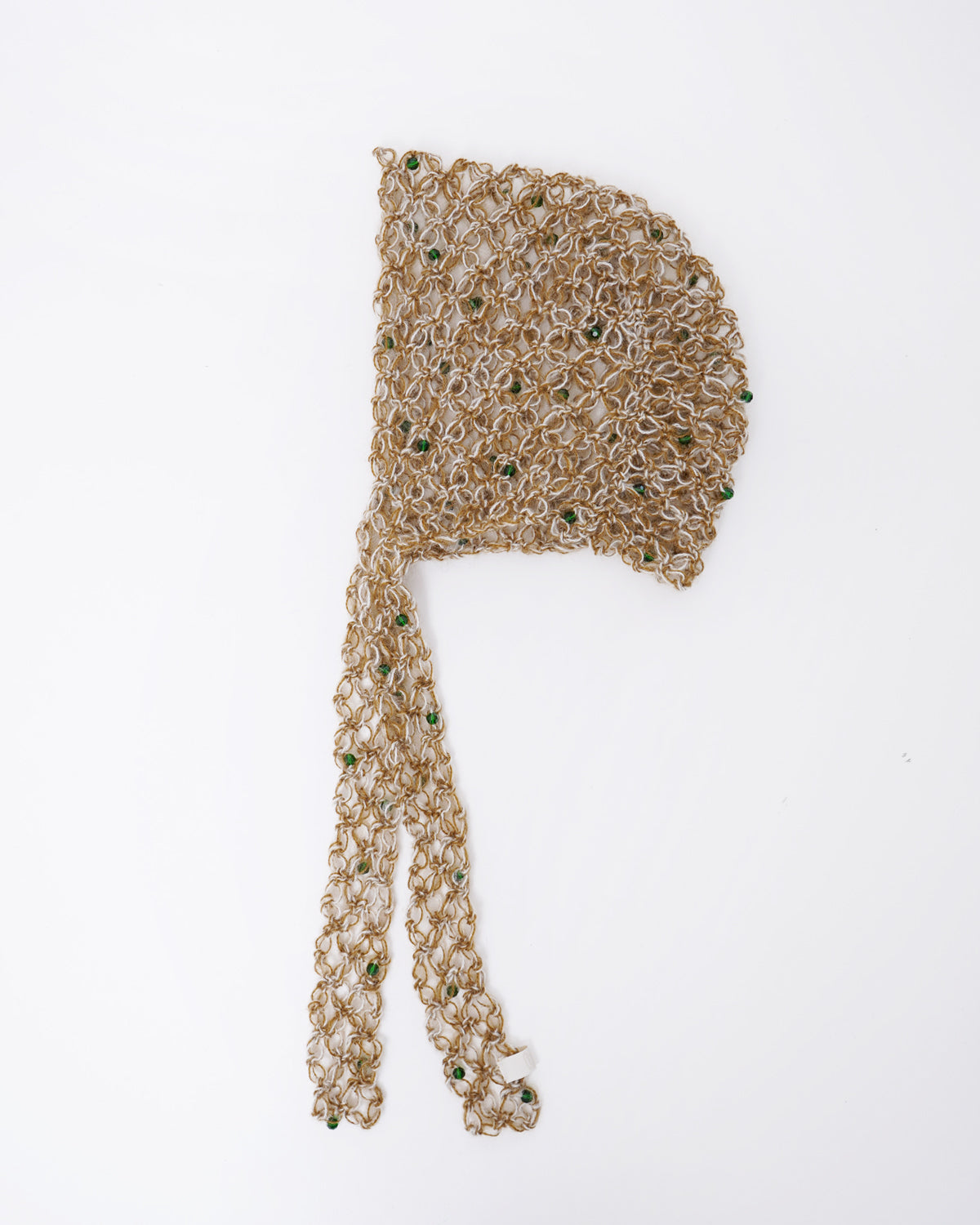 Hand Crochet Hoodie with Bijou 08