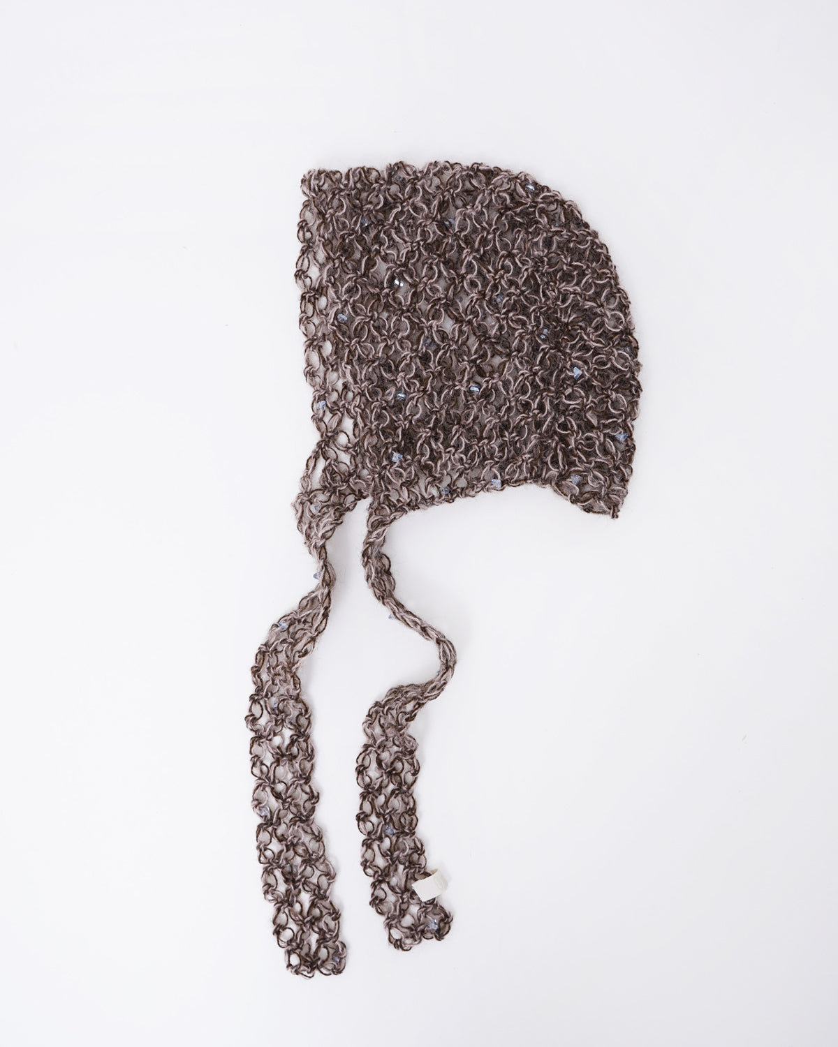 Hand Crochet Hoodie with Bijou 09