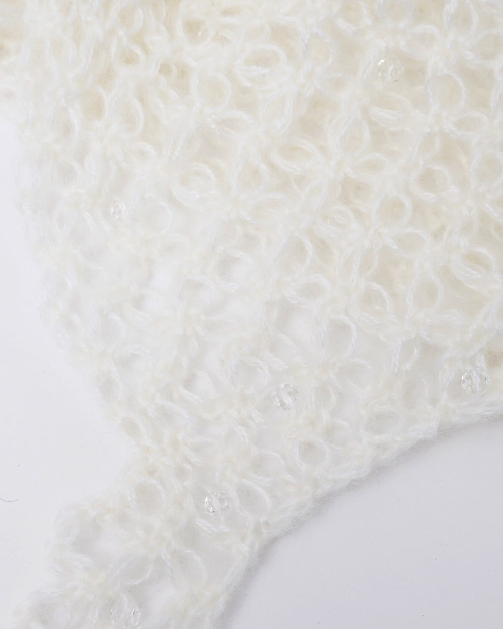 Hand Crochet Hoodie with Bijou 10