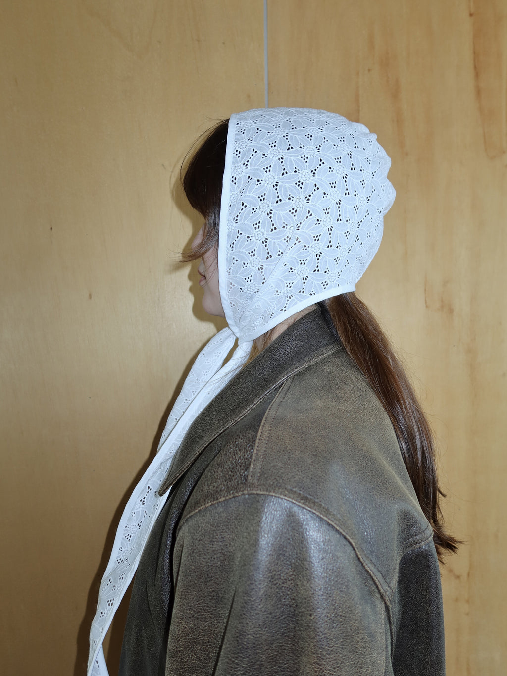 "CROCHEANT" Hood Scarf Eyelet no.2