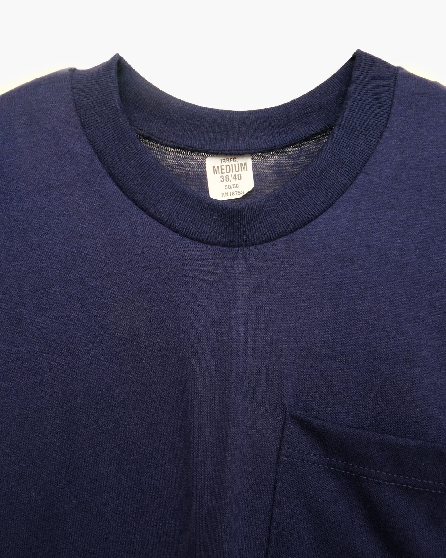 Navy Tee with  Pocket