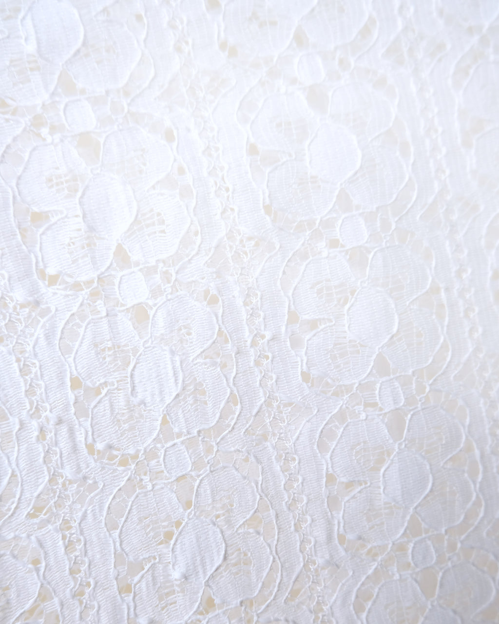 70's White Lace L/S Shirt