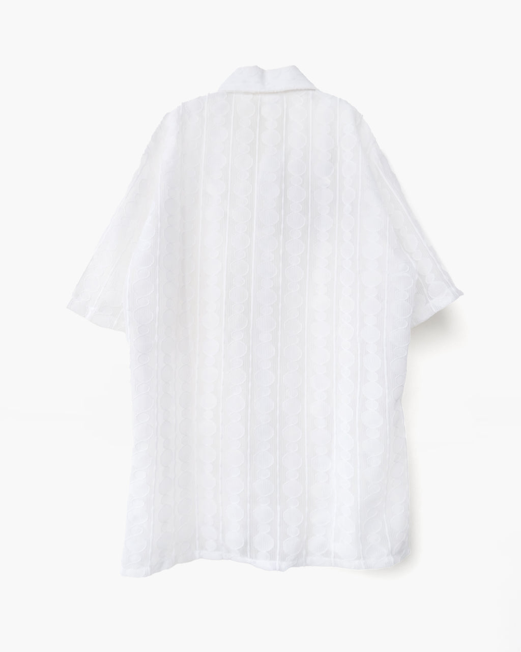 70's White Lace S/S Shirt