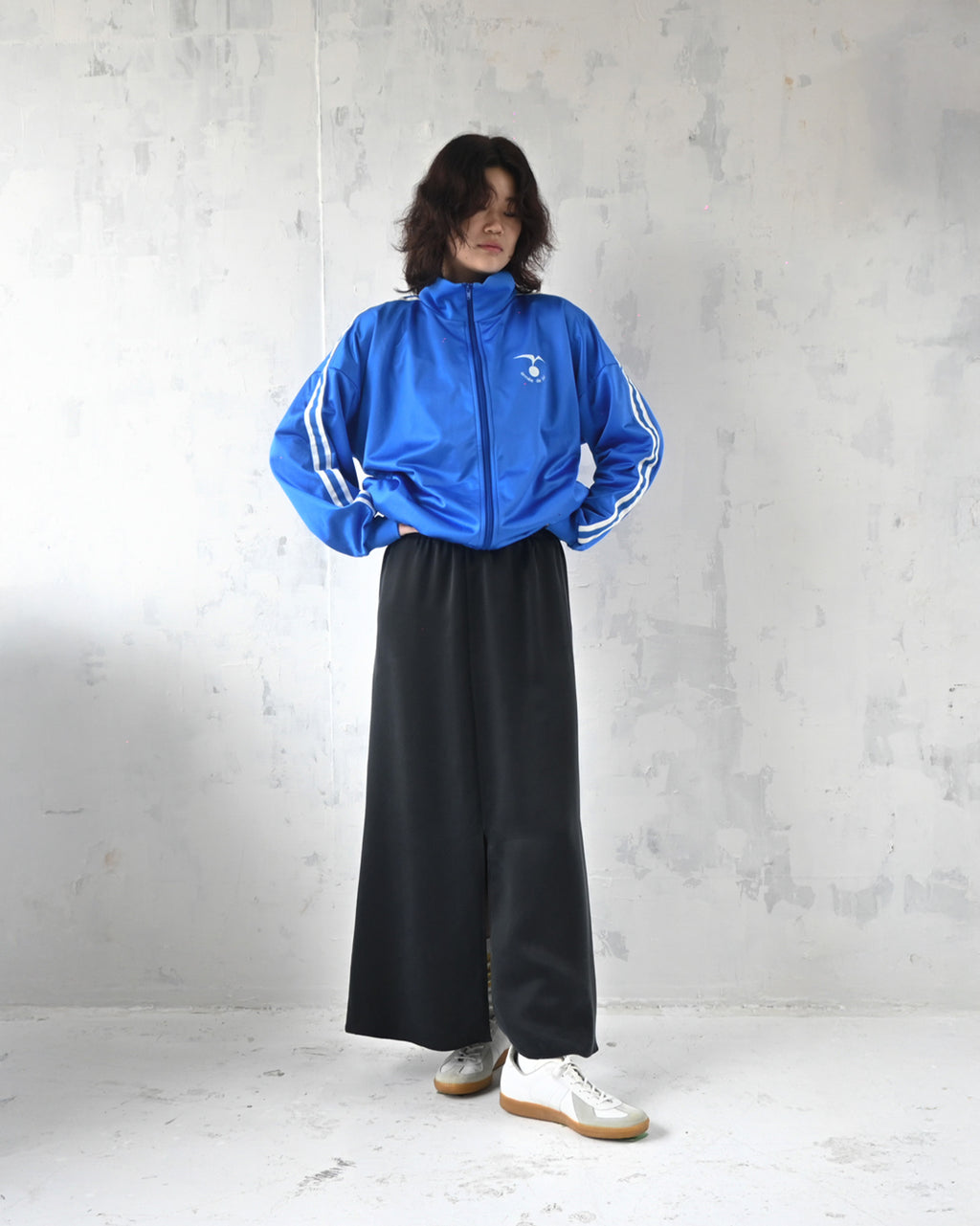 French Stand Collar Training Jacket