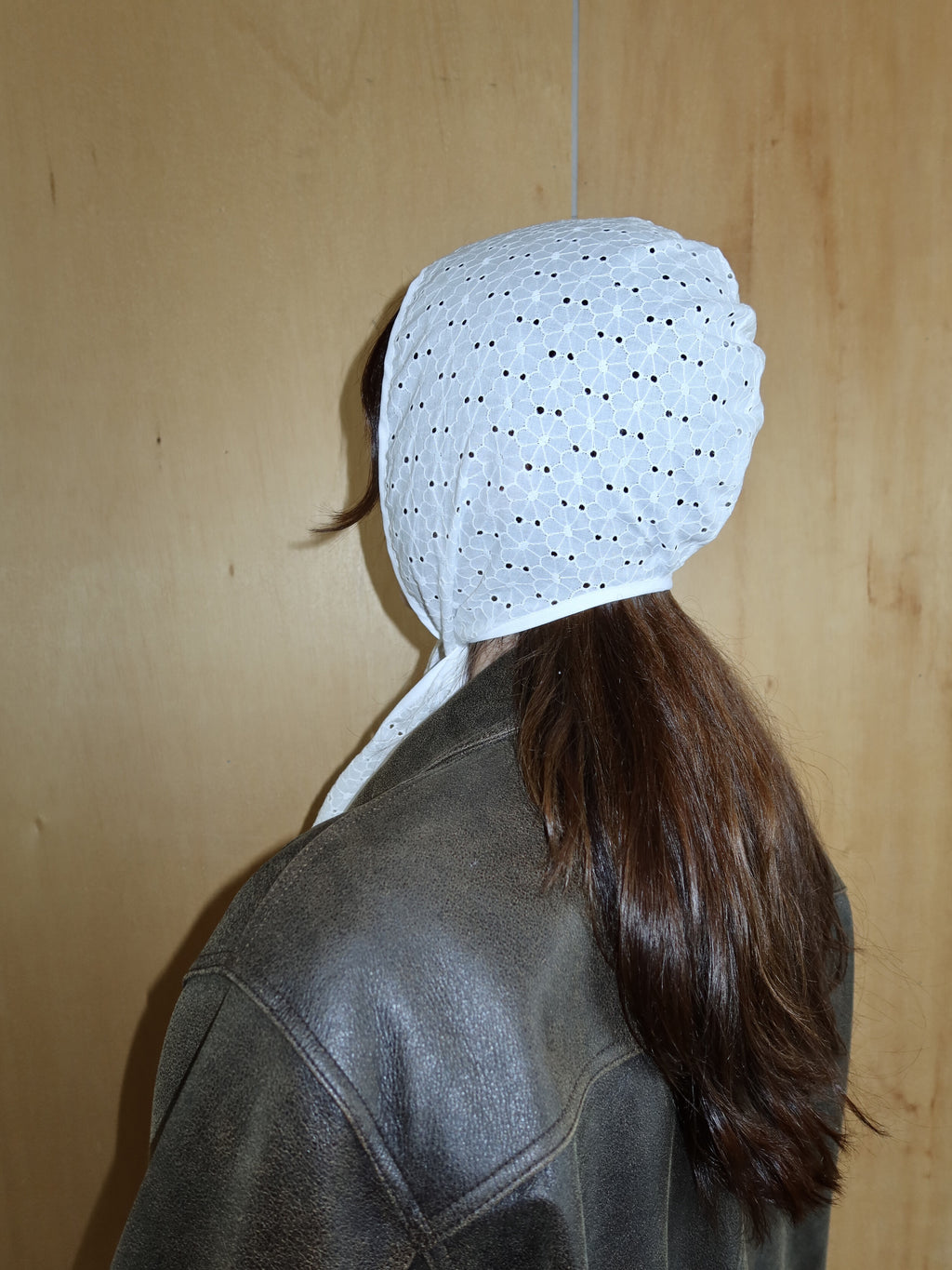 "CROCHEANT" Hood Scarf Eyelet no.1