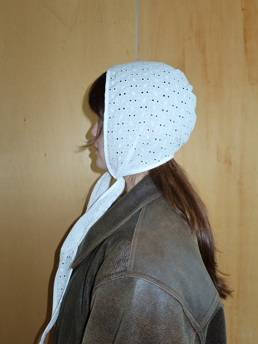 "CROCHEANT" Hood Scarf Eyelet no.1