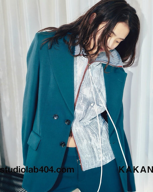 KAKAN x 404 Limited Edition Knit Drivers Vest - Painting【Sophia】