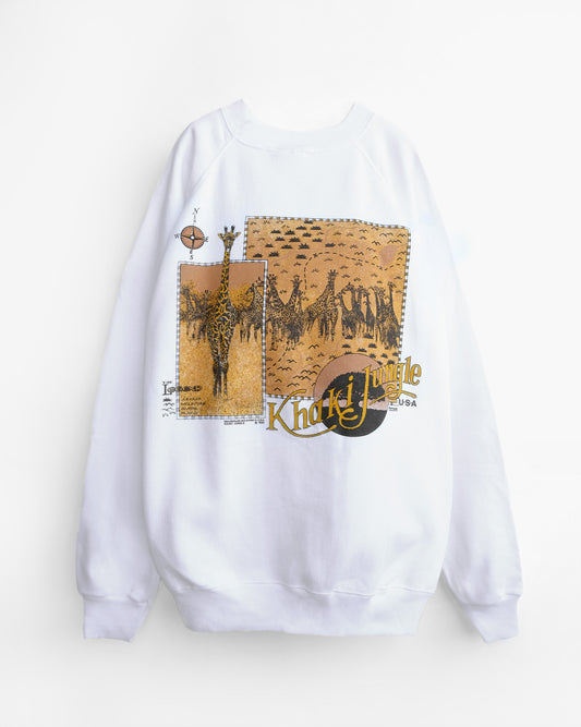 Safari Graphic Sweatshirt - Giraffe