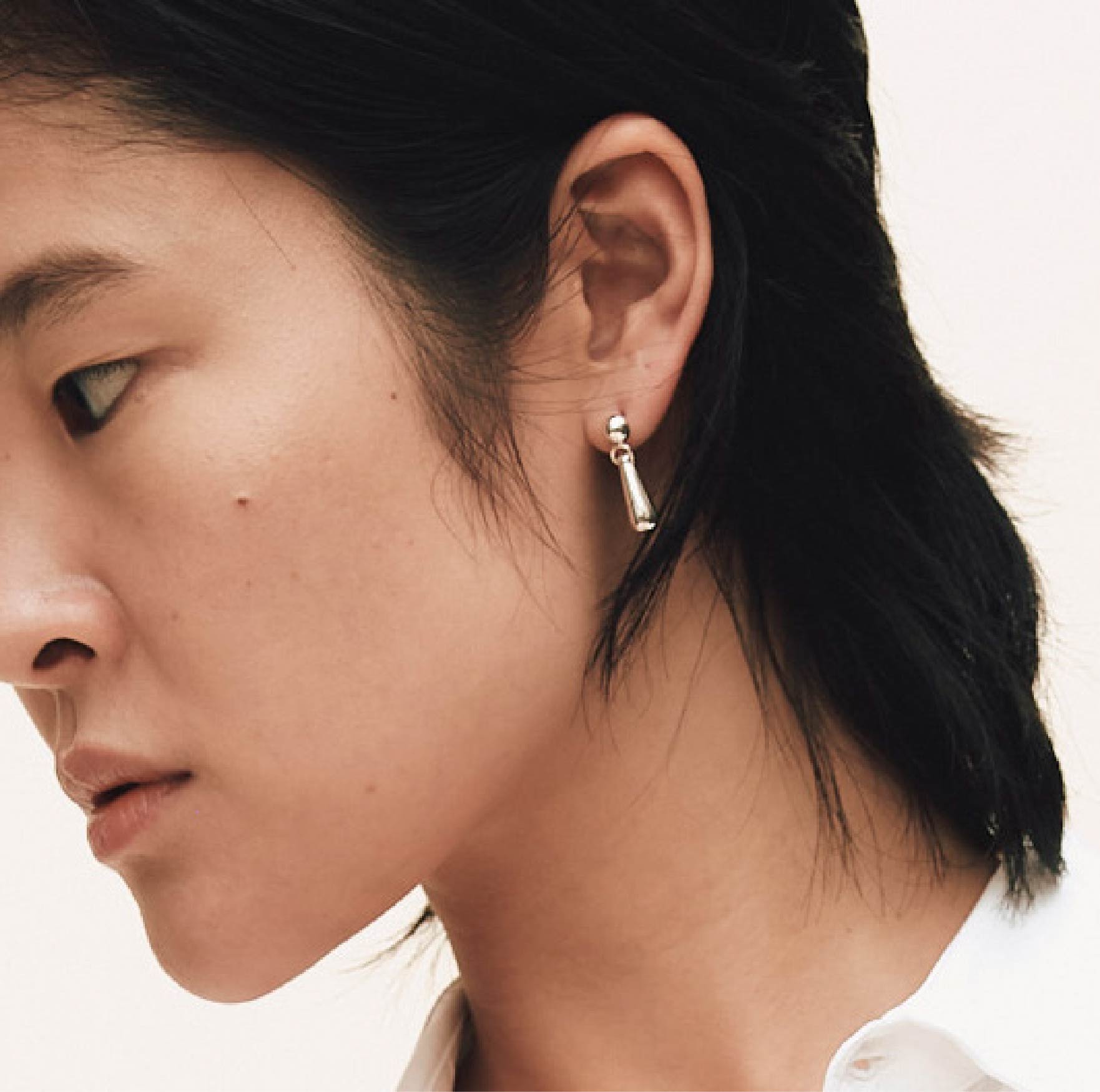 Blob Earring - Gold