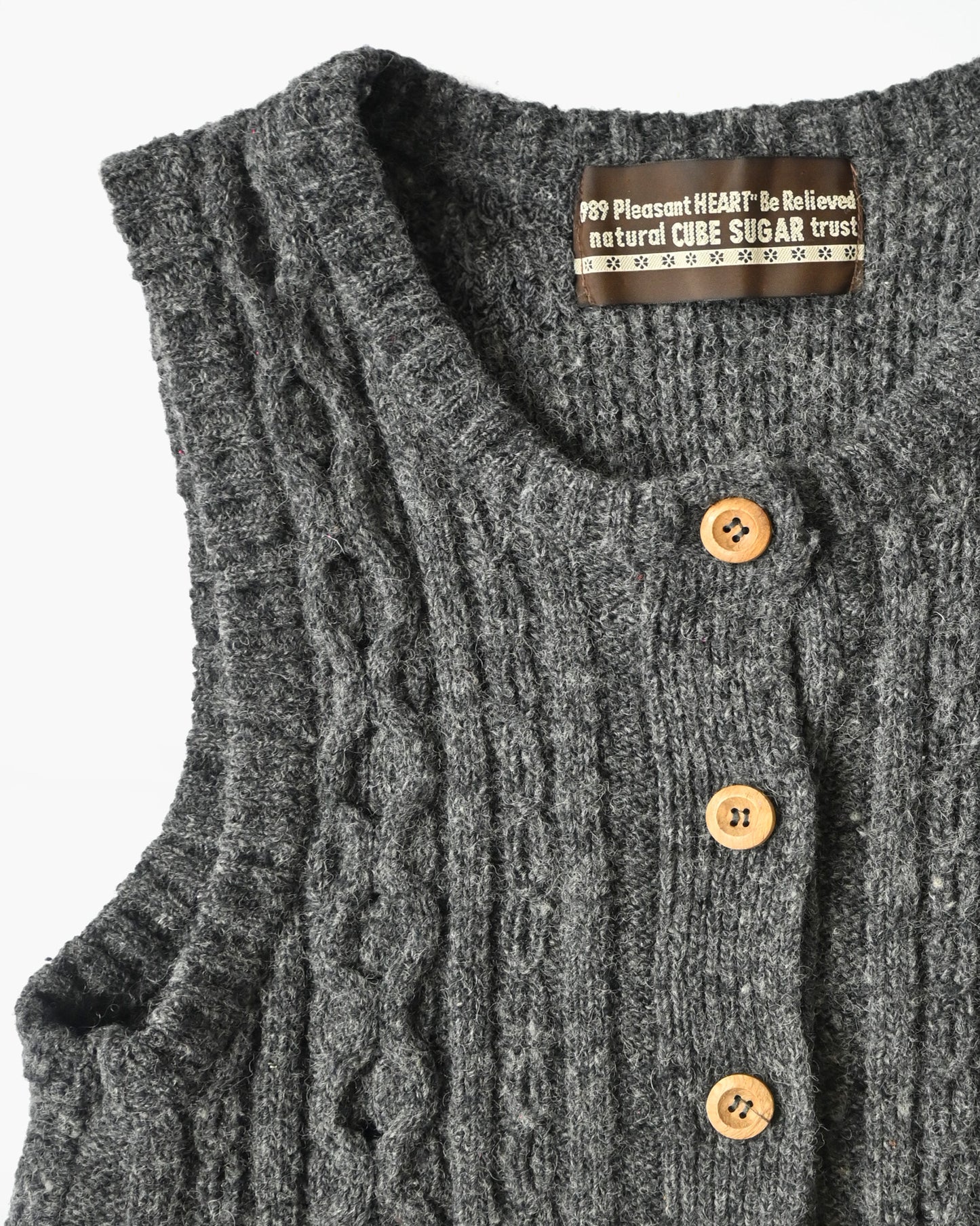 Wool Vest - Grey