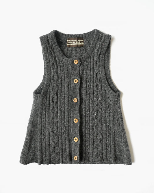 Wool Vest - Grey