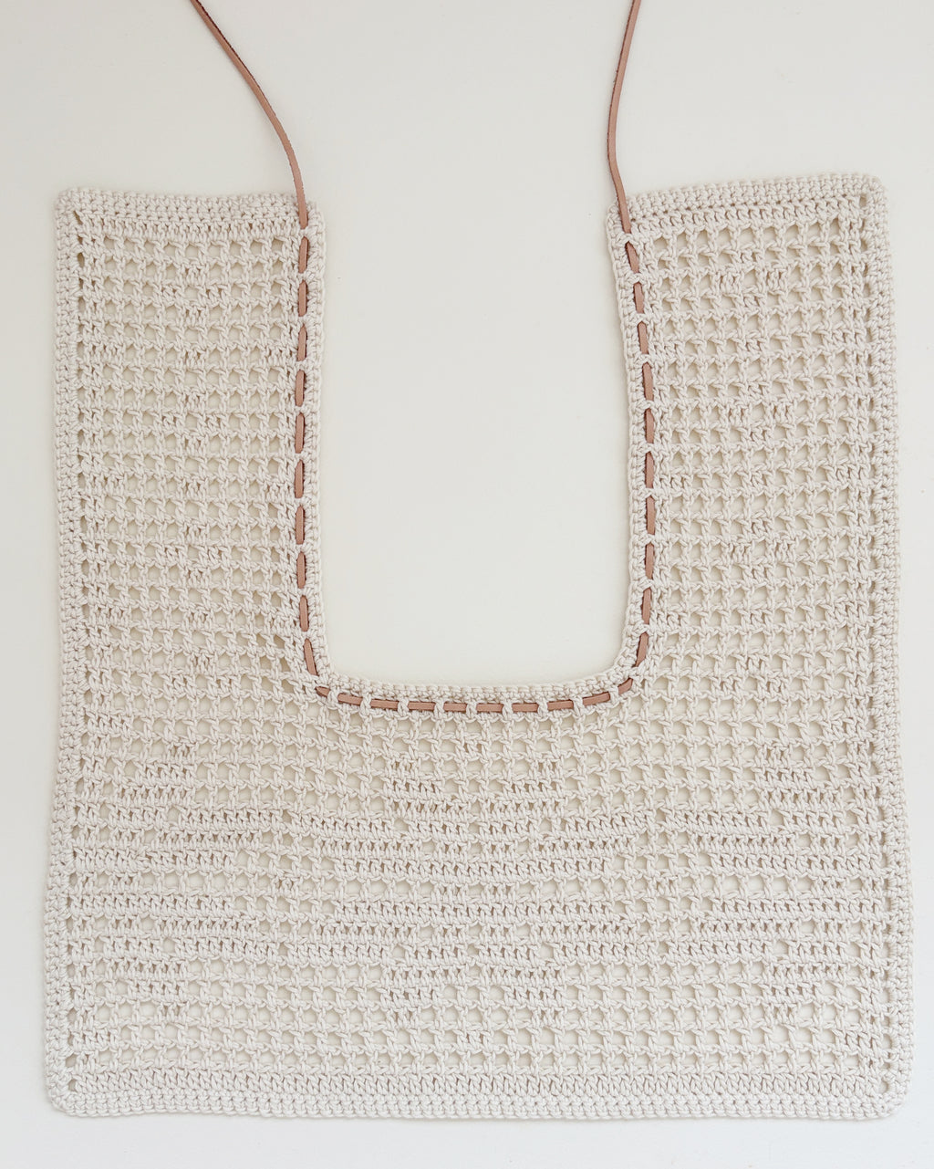 Handmade Crochet Tie Collar