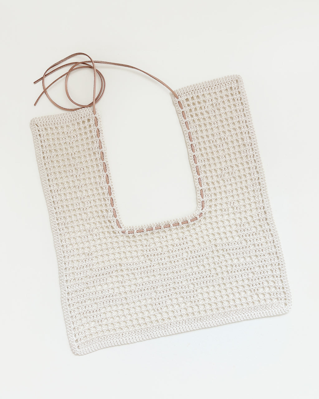 Handmade Crochet Tie Collar