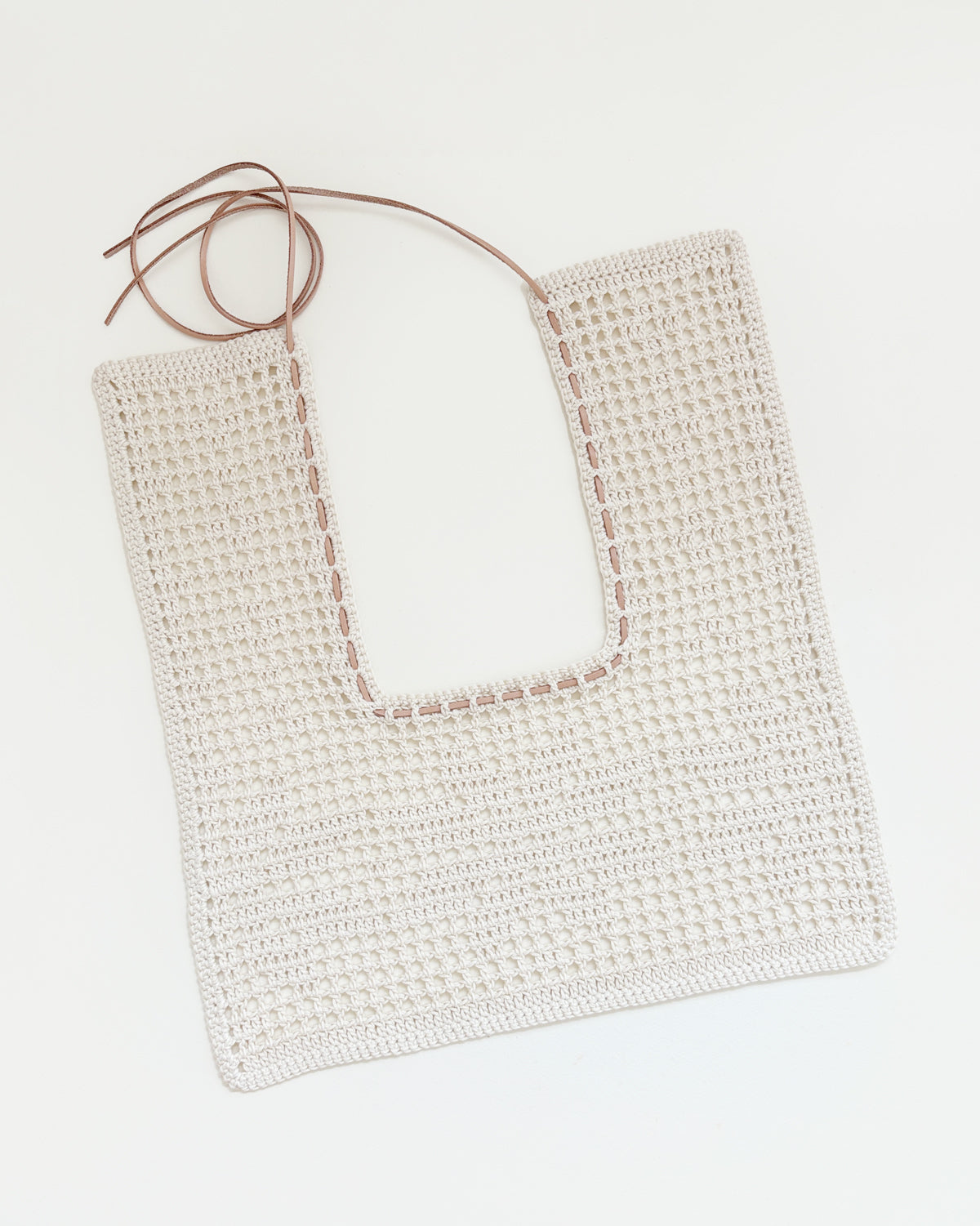 Handmade Crochet Tie Collar