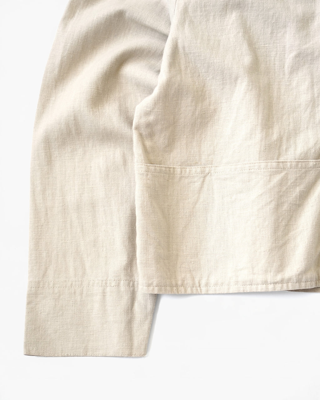 Cotton x Linen Boxy Shirt Jacket
