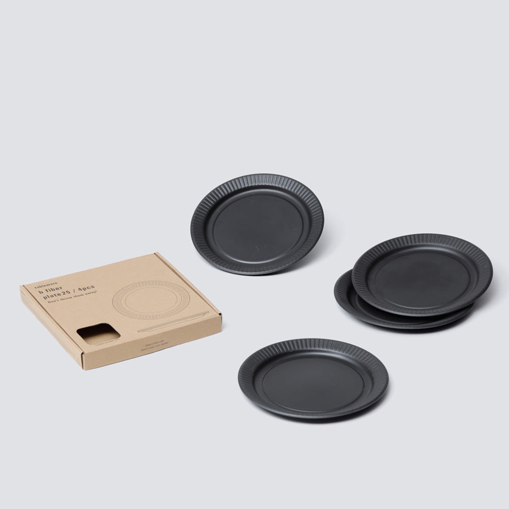 "b fiber" plate25/4pcs - Black