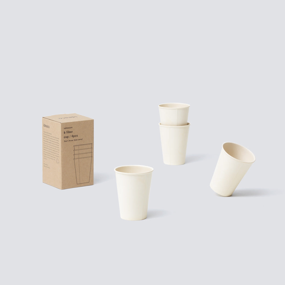 "b fiber" cup/4pcs - Off White