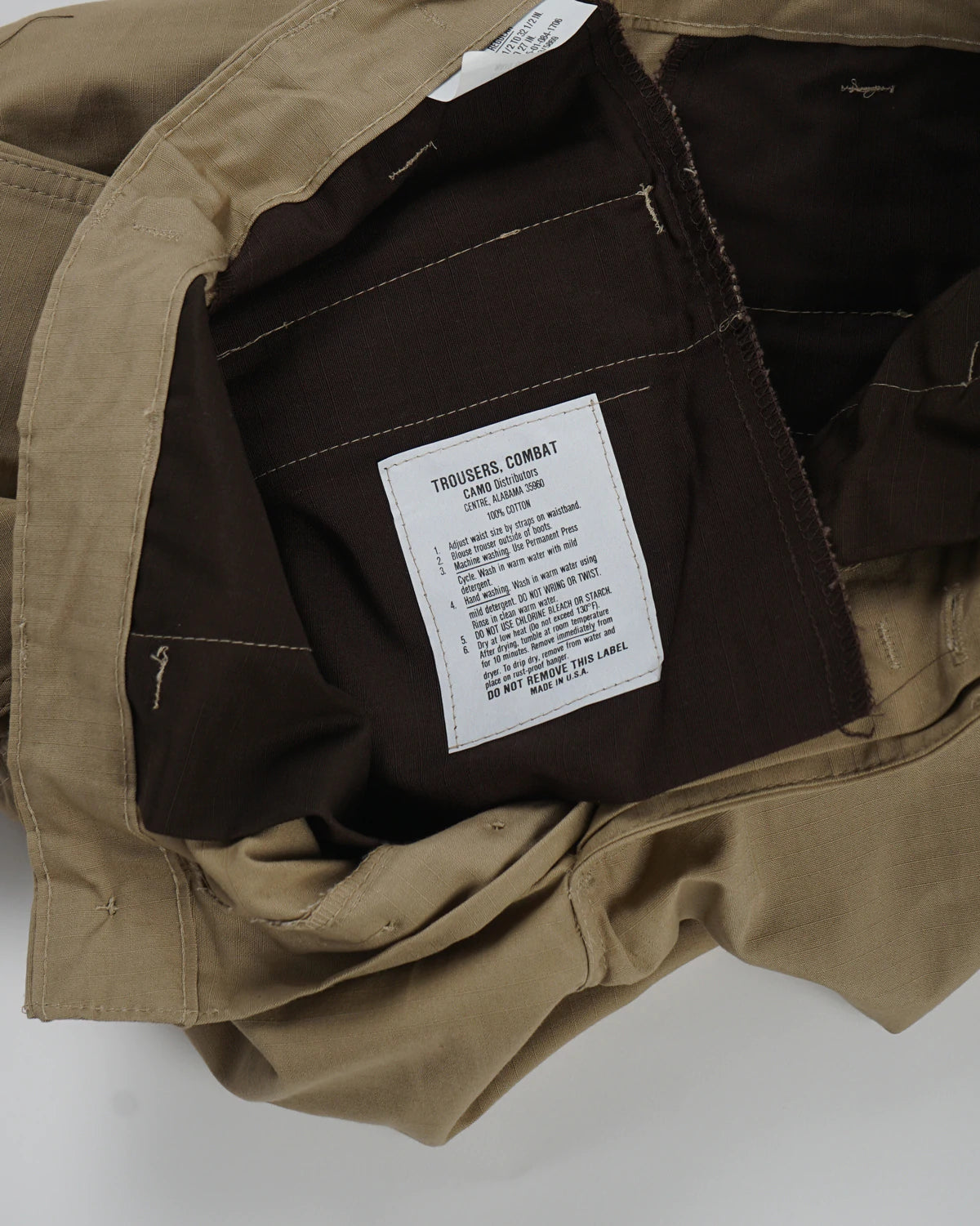 US Cotton x Poly 6 Pockets Pants  Beige