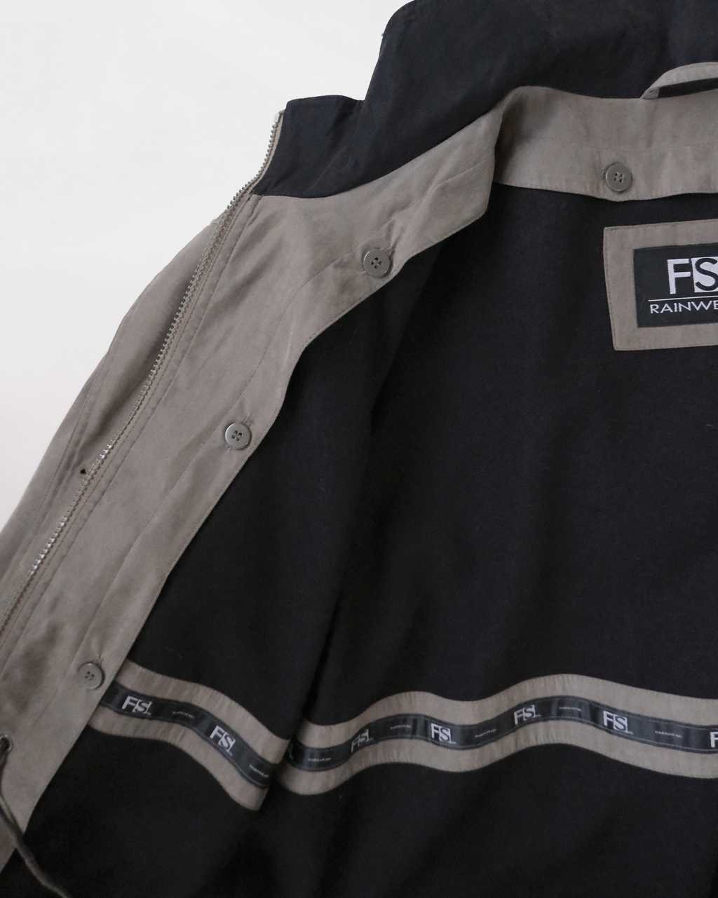 NOS Coating Hoodie Coat w/ Lining