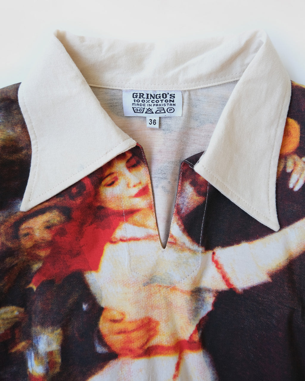 Art Printed S/S Cotton Polo
