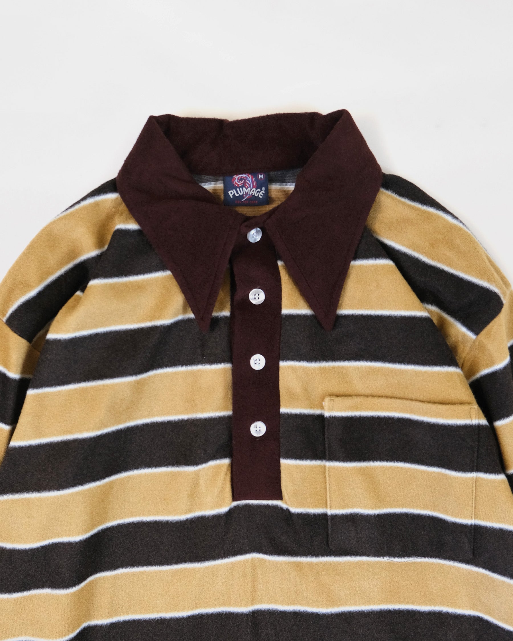 Velour Polo - Yellow