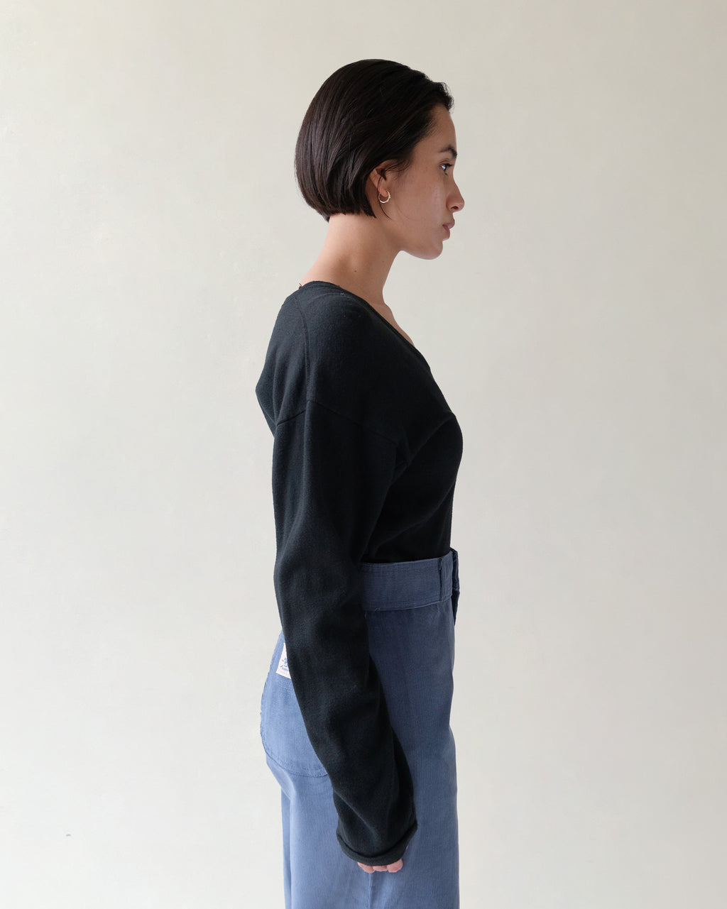 Over-Dyed French Terry Top