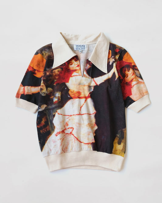 Art Printed S/S Cotton Polo