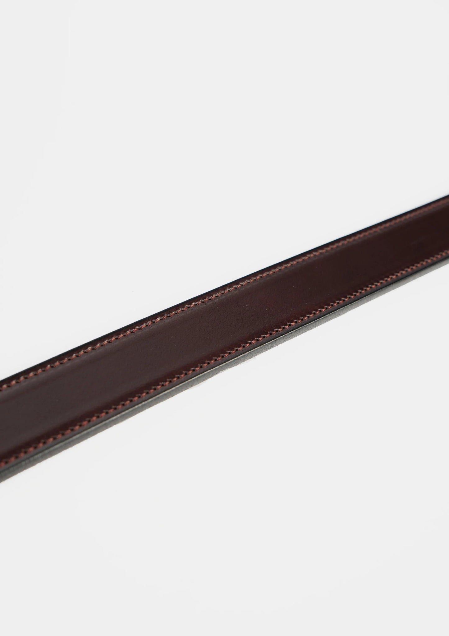 "TORY Leather" Leather Belt - Dark Brown