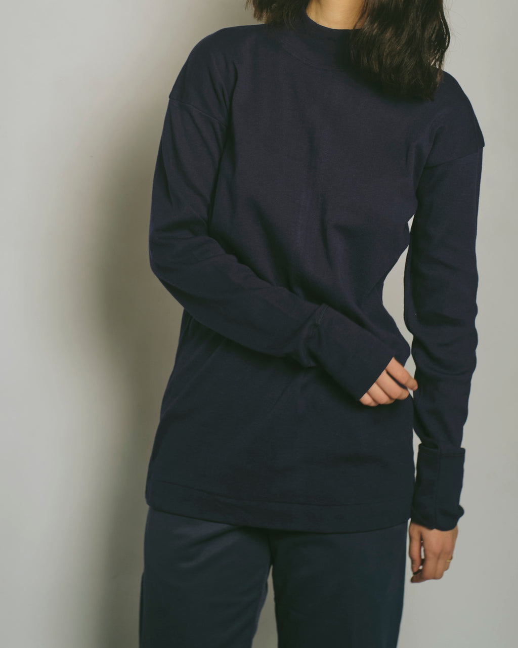 NOS Mock Neck L/S Tee