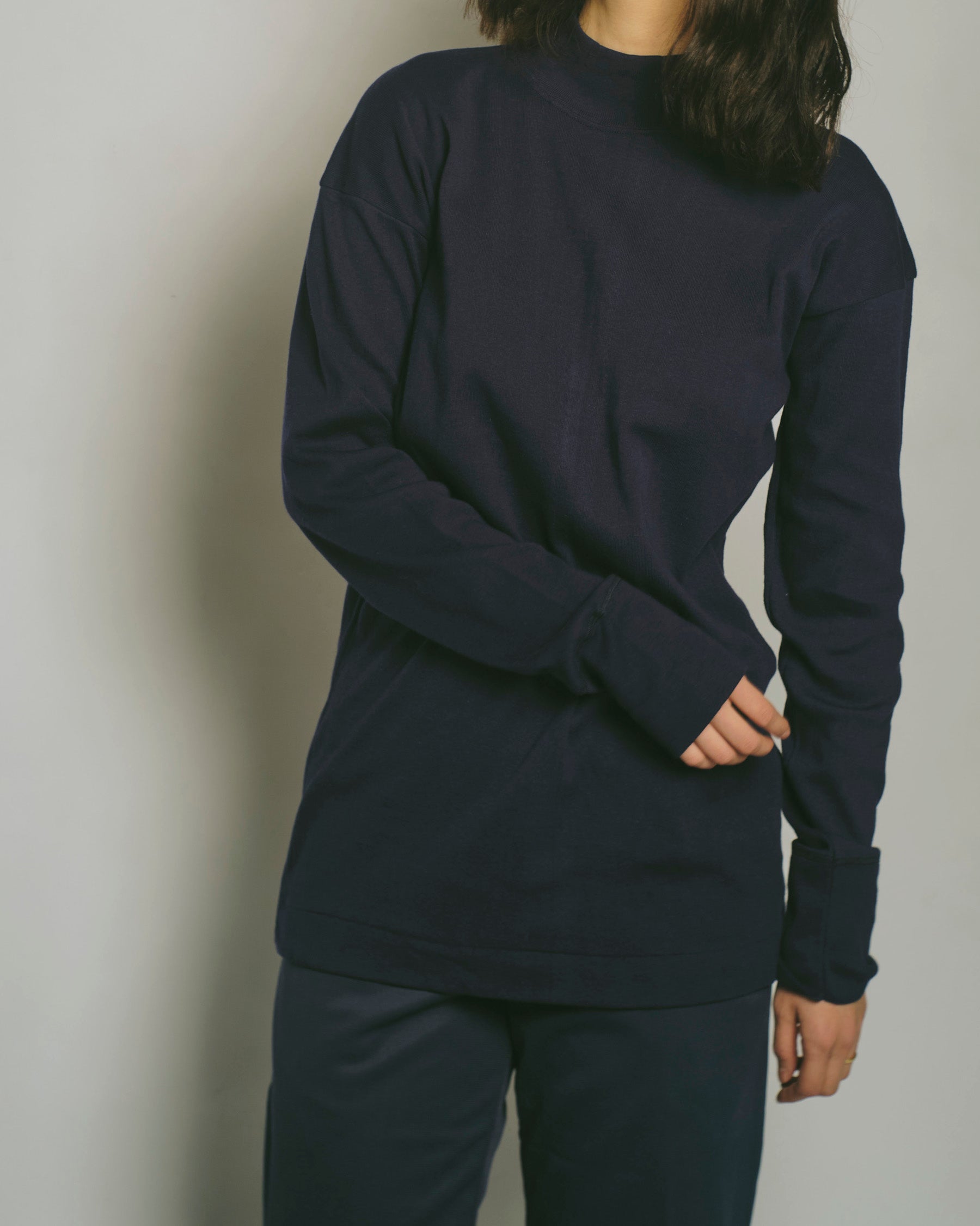 NOS Mock Neck L/S Tee