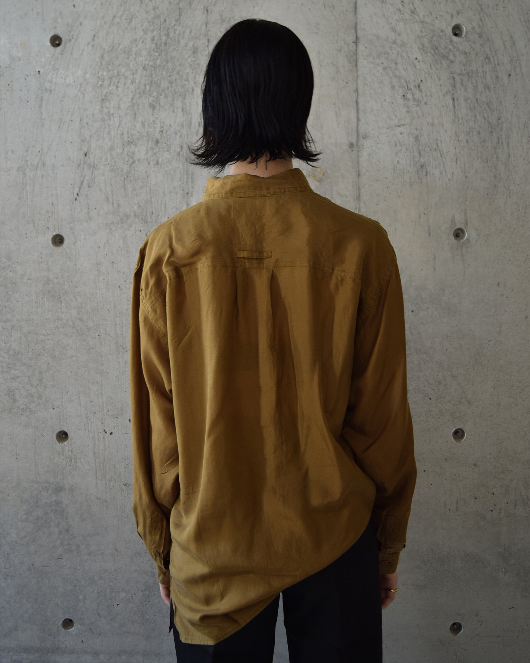 N.O.S  100% Silk Shirts - Gold